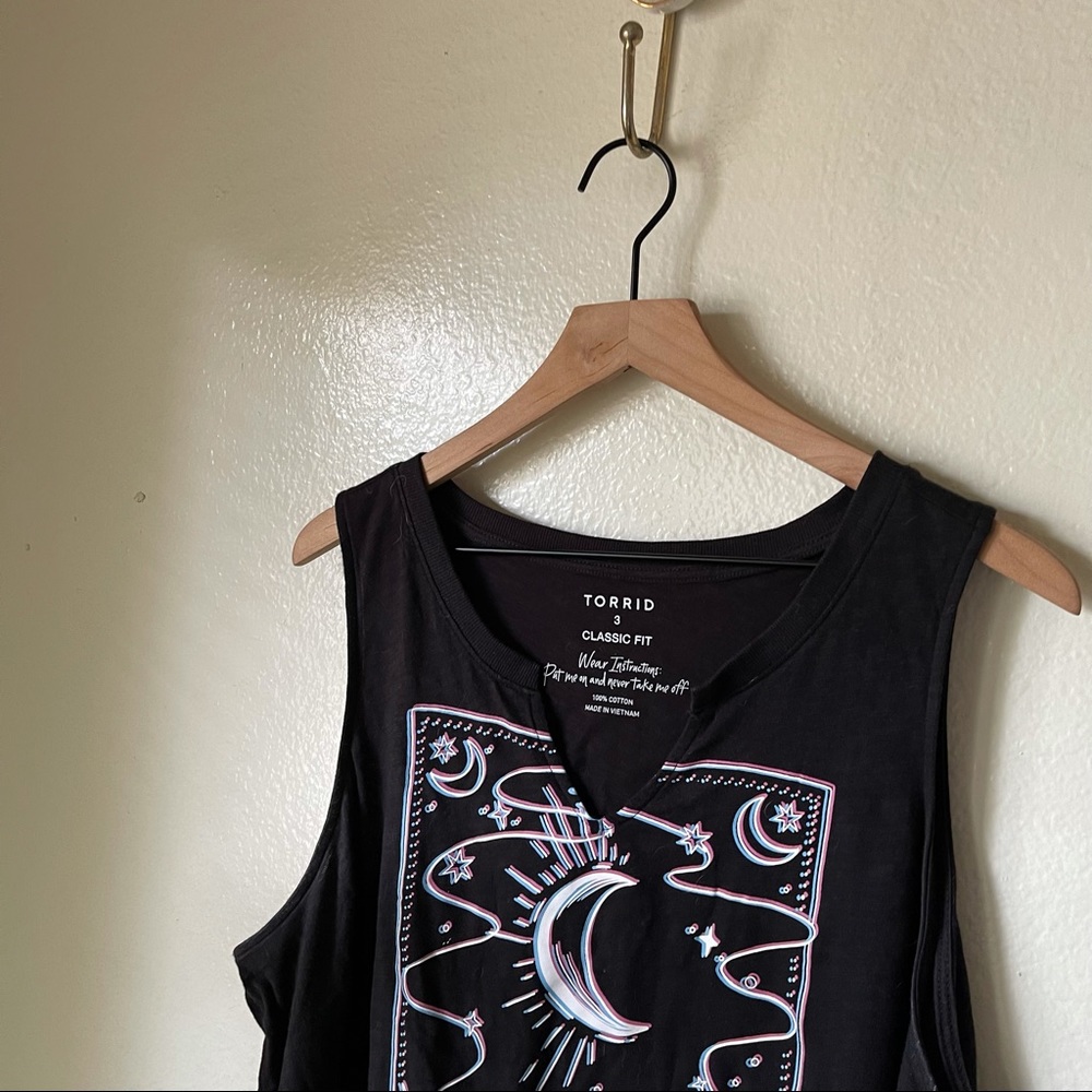 Torrid | Luna Tarot Split Neck Tank - Picture 2 of 5